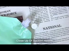 100g 150g Kozmetik ambalajı için çıkartma ile sızıntı geçirmez ayakta duran poşet