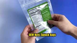 Kuruyemiş ve Kuru Meyveler için Özel Kilitli Torbalar