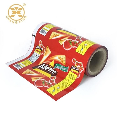 Laminated BOPP / VMCPP Puffing Food Roll Film Food Packaging Bag