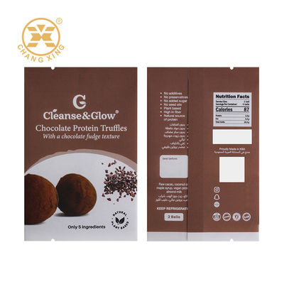 Custom Dried Food Pouch Coffee Bean Tea Bag Lemon Ball Packaging Bag Nuts Packing Bag