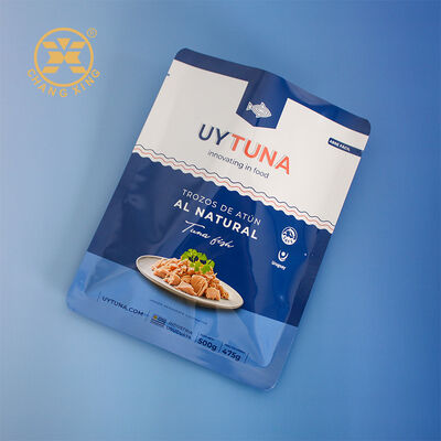 Custom Sea Food Vacuum Bag Plastic Food Packaging Bag Retort Pouch Canned Sea Food Packaging Pouch Canned Mushroom Canned Fish Reort Pouches