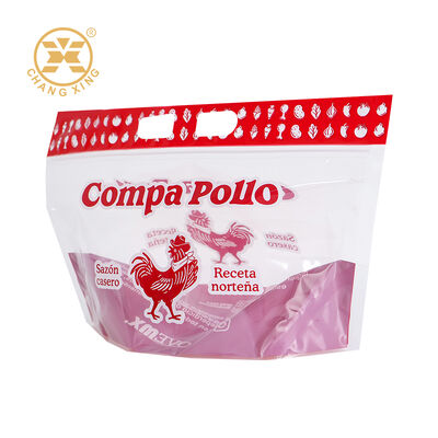 Custom Printed Anti-Fog Roast Chicken Packaging Bags with Zipper and Customizable Micro Vent Holes