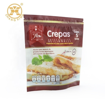 Edible Printed Plastic Bags For Food Packaging VMPET Stand Up Barrier Pouches Rohs
