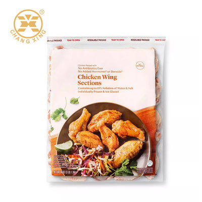 Food Grade Laminated Vacuum Packaging Bag For Fried Chicken Meat For Freezer