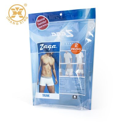 50 Microns Clothing Clear Plastic Zip Lock Pouches Mylar Packaging Stand Up Bags
