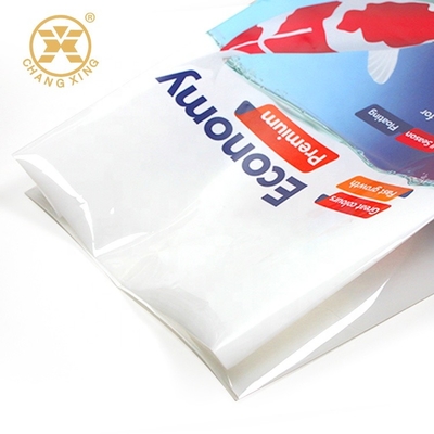 Aquaria Fish 20 Pound Pet Food Packaging Bag Koi Food Side Gusset Plastic