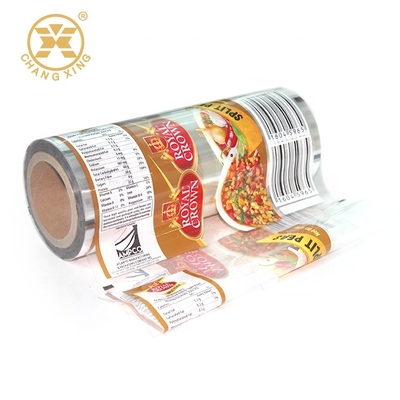 Cheese Heat Sealable Heat Shrink Film Roll Printed Packaging Food Grade For Tortilla Chips