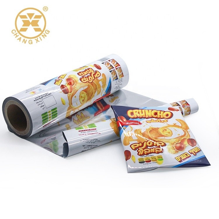 Cheese Heat Sealable Heat Shrink Film Roll Printed Packaging Food Grade For Tortilla Chips