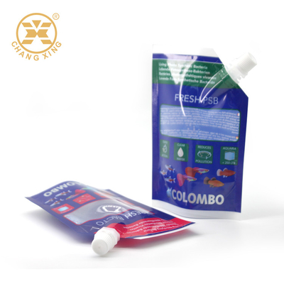 Stand Up Privatel Label Plastik Vidalı Kapaklı Sıvı İçin Bacalı Torbalar