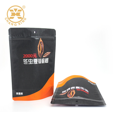 Snack Food için Mat Finish Alüminyum Folyo Stand Up Doy Pack Kılıfı Plastik