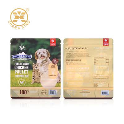 Kilitli Alüminyum Folyo Açılıp Kapanabilir Alt Pet Köpek Maması Paketleme Çantası 1kg 2kg 5kg 15kg