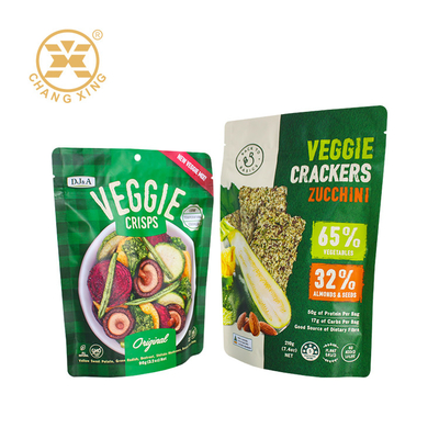 Karışık Kurutulmuş Sebze Cipsleri 8 Oz Fermuarlı Açılıp Kapanabilir Ayakta Kese Ambalajı