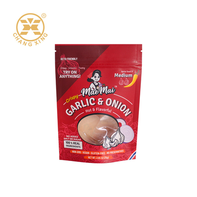 Gıda Paketi için Özel Basılmış 250g 500g Plastik Stand Up Pocket