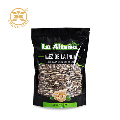 500g 1kg fermuar kuru meyve fındık fıstık pastırma tohumları için ayağa kalkan torba