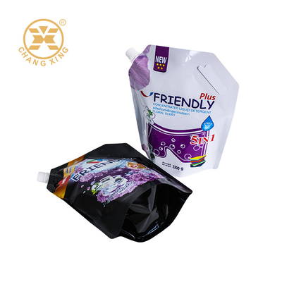 2 kg taşınabilir çamaşır deterjanı tüp çantası Plastik sıvı dökme tüpleri Doypack ambalaj torbaları