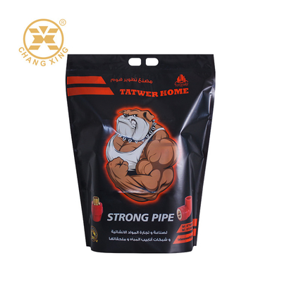 OEM ODM Plastik Stand Up Ziplock Pocket Köpek Kedi Evcil hayvan yiyecek torbası 5kg 10kg 15kg 20kg Evcil hayvan beslenmesi için