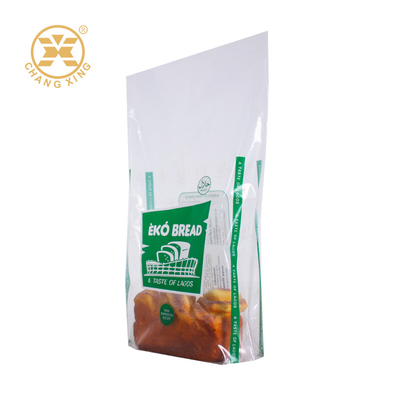 VMPET PE ısı mühürleyici fırın ekmek ambalaj torbası bisküvi ekmek torbası LDPE plastik şeffaf ekmek ambalaj torbası