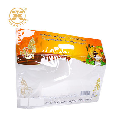 Çizim baskı OEM ODM Şeffaf Gıda Paketleme Torbaları Bopp El ile Plastik Torbalar