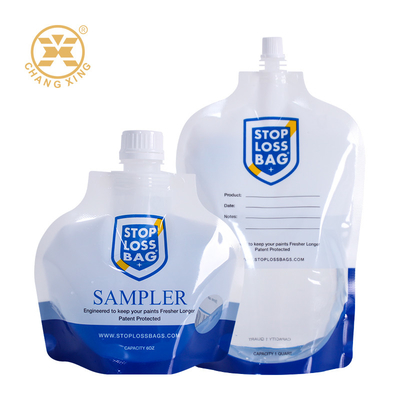 Sput Pocket Stand Up Juice Pocket Sput Gıda Derecesi sıvı örnek tutma için uygun