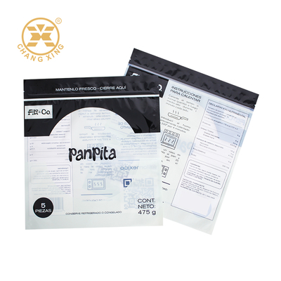 Özel Logo Panpita Tortilla Çantası Plastik Vakumlu Isıyla Yapıştırılmış Gıda Ekmek Ambalaj Çantası