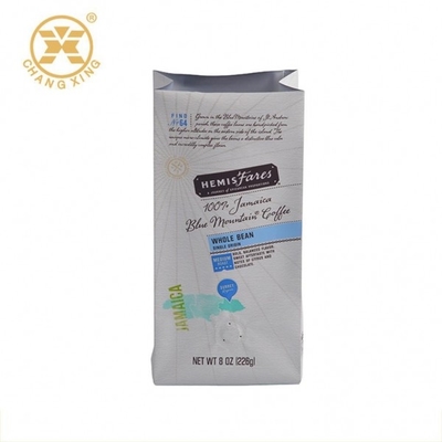 Gıda Sınıfı AL PE Plastik Kahve Paketleme Torbaları Valfli 4 Oz Kahve Poşetleri