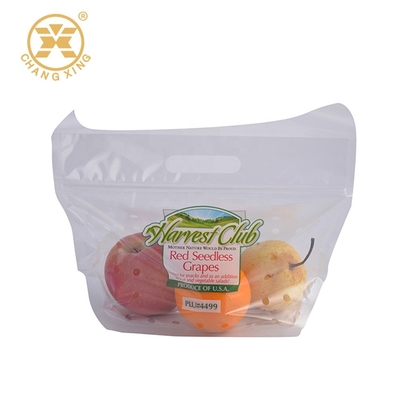 EXPE PP Plastik 3kg Kuru Meyve Paketleme Torbaları Fermuarlı Havalandırma Delikli Dik Duran Kese