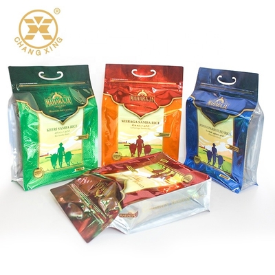 1kg 2kg 5kg 10kg Plastik Lamine Pirinç Paketleme Torbası Özelleştirilmiş Kabul