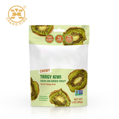 MOPP Alt Körüklü Snack Ambalaj Poşetleri Baskılı Fermuarlı Ayakta Kese