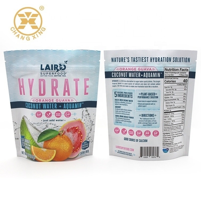 Koku Geçirmez Tohum için 1kg Fermuar Baharat Ayakta Kese Alüminyum Folyo Aperatif Gıda Ambalajı