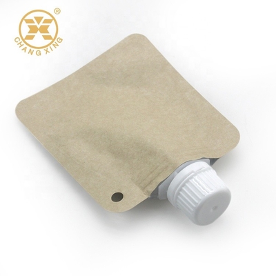 30ml 50ml Deterjan Paketleme Torbası 3 Taraflı Mühürlü Lamine Kraft Kağıt Gıda Ambalajı