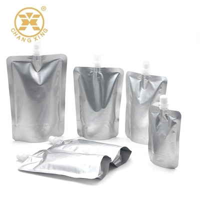 250ml 750ml Emzikli Sıvı Stand Up Poşetler LDPE Fıstık Ezmesi Squeeze