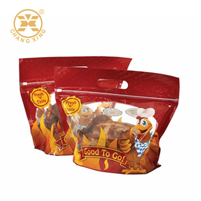 2kg Izgara Kızartma Tavuk Cpp Zip Kılıfı Saplı Gıda Ambalajı