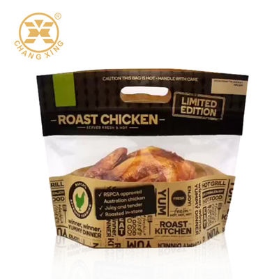 BOPP Kavrulmuş Tavuk Dondurulmuş Gıda Paketleme Torbaları 0.75kg Gıda İçin Stand Up Torbalar