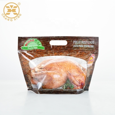 Kavrulmuş Tavuk Yeniden Kapanabilir Mikrodalga Fırın İmbik Torbalar İçin Bariyer Paketleme