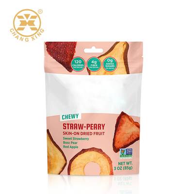 MPET Açılıp Kapanabilir Mat Kuru Meyve Paketleme Torbaları 750g Kompostlanabilir Stand Up Torbalar