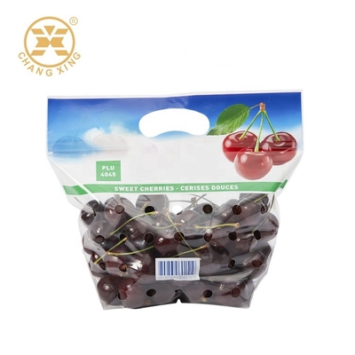 Üzüm Buğu Önleyici Kolu Fermuarlı Şeffaf Stand Up Kılıfı VMPET Taze Meyve Paketleme